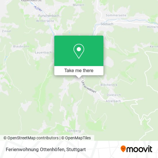 Ferienwohnung Ottenhöfen map