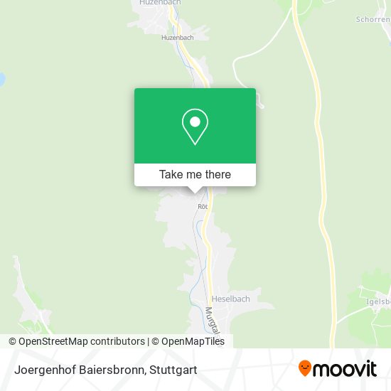 Joergenhof Baiersbronn map