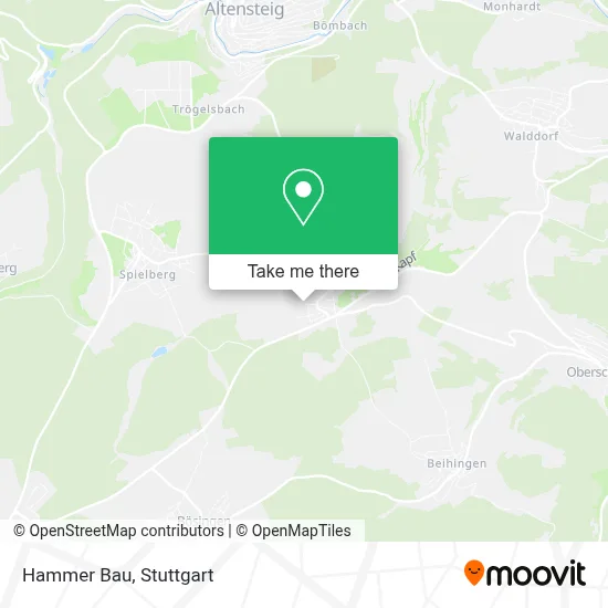 Hammer Bau map