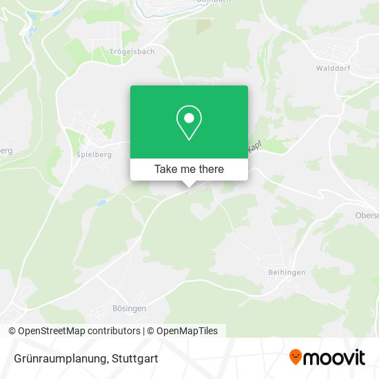 Grünraumplanung map