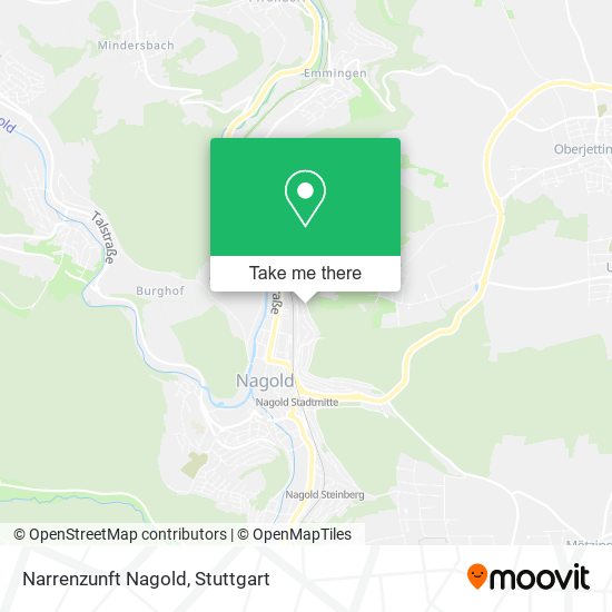 Narrenzunft Nagold map