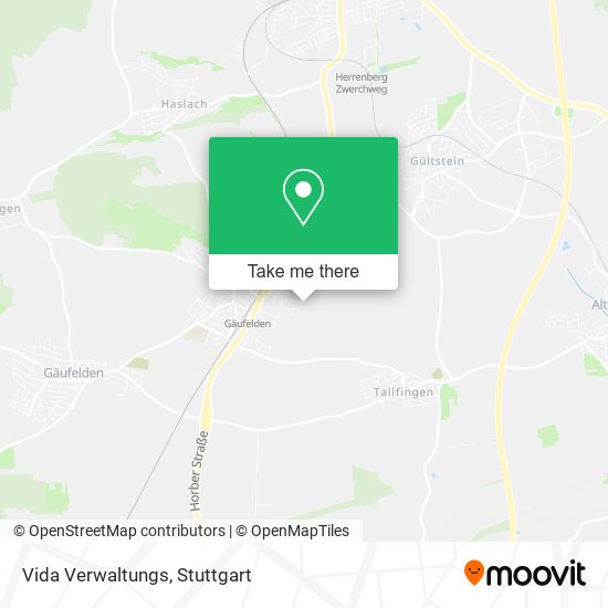 Vida Verwaltungs map