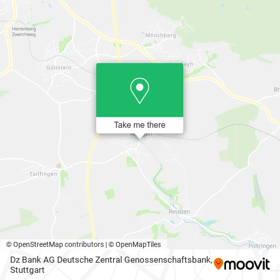 Карта Dz Bank AG Deutsche Zentral Genossenschaftsbank