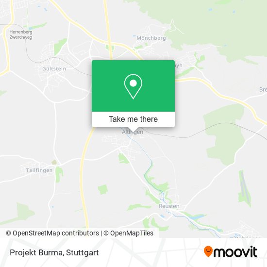 Карта Projekt Burma