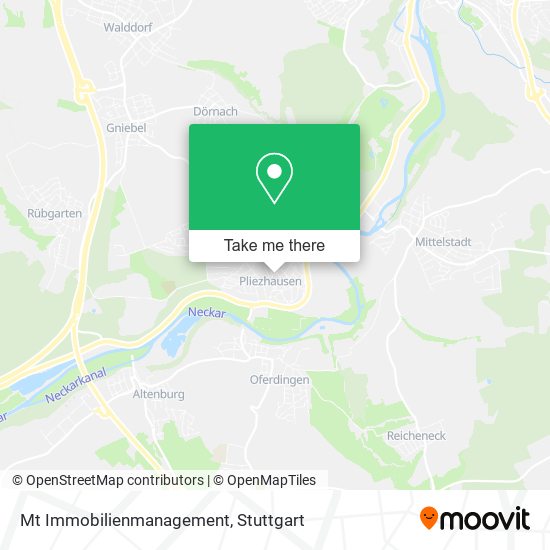 Mt Immobilienmanagement map