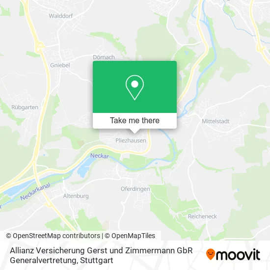 Карта Allianz Versicherung Gerst und Zimmermann GbR Generalvertretung