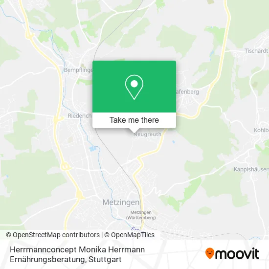 Карта Herrmannconcept Monika Herrmann Ernährungsberatung