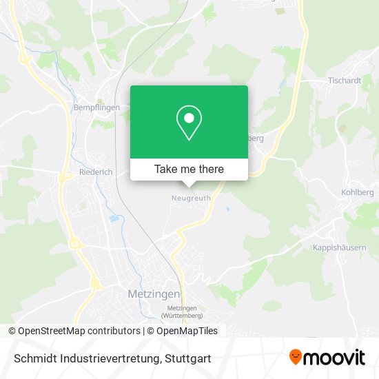 Schmidt Industrievertretung map