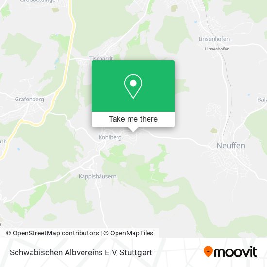 Schwäbischen Albvereins E V map