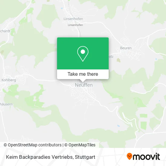 Карта Keim Backparadies Vertriebs