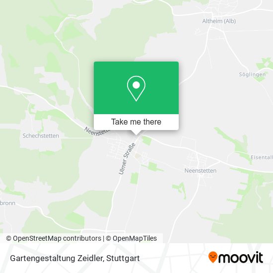Карта Gartengestaltung Zeidler