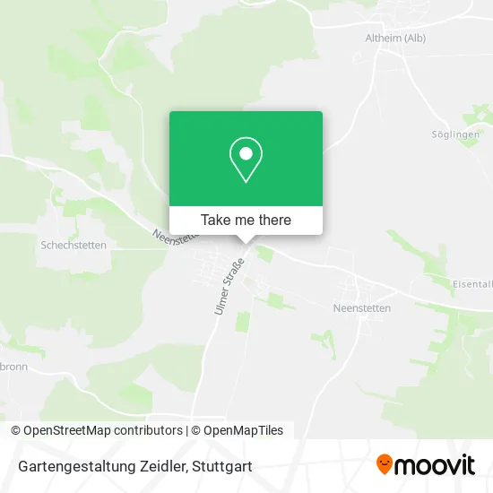Карта Gartengestaltung Zeidler