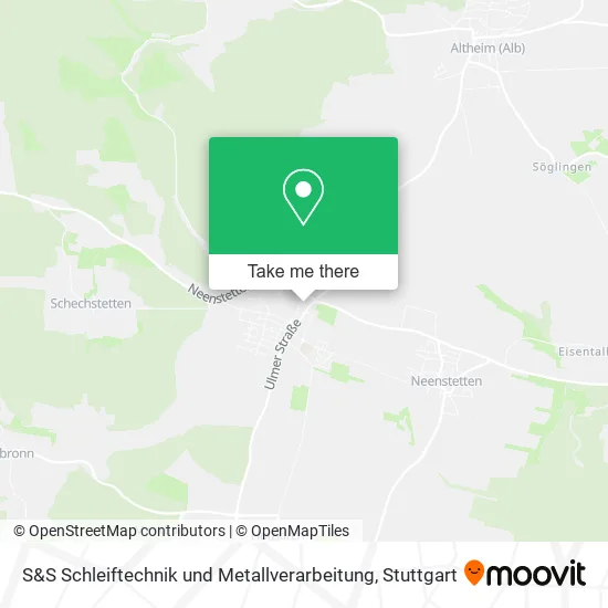 Карта S&S Schleiftechnik und Metallverarbeitung