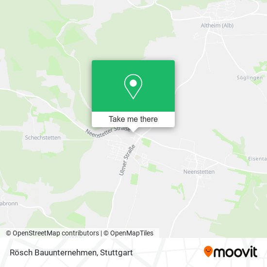 Rösch Bauunternehmen map