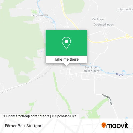 Карта Färber Bau
