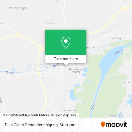 Disa Clean Gebäudereinigung map
