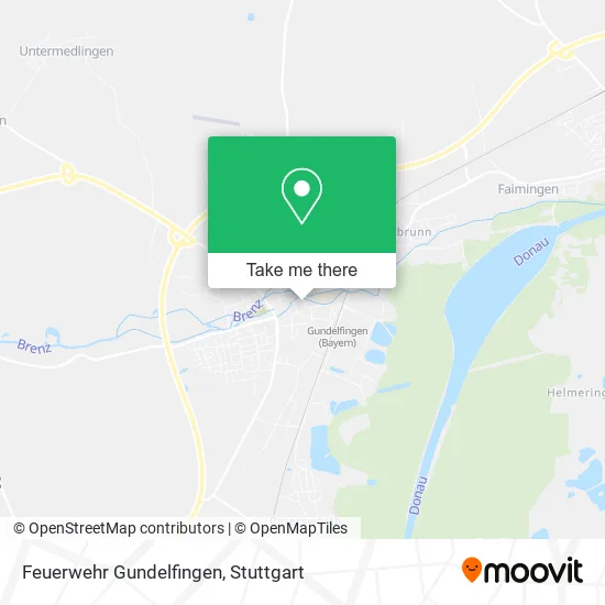 Карта Feuerwehr Gundelfingen