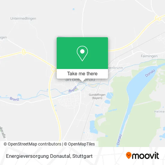 Карта Energieversorgung Donautal