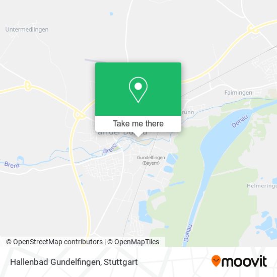 Hallenbad Gundelfingen map