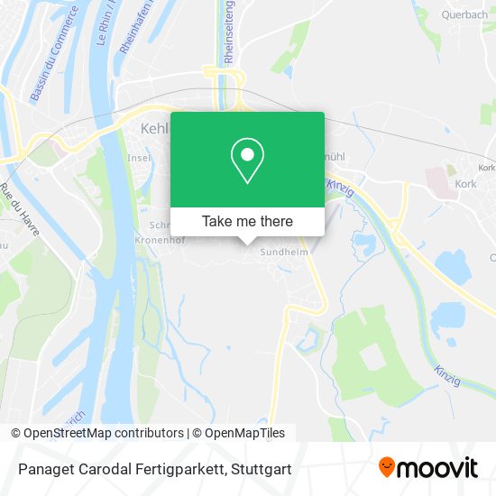Panaget Carodal Fertigparkett map