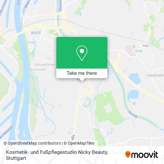 Карта Kosmetik- und Fußpflegestudio Nicky Beauty