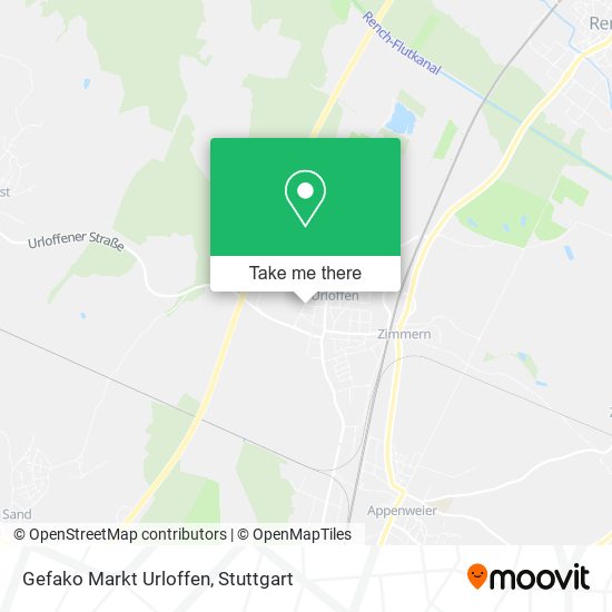 Gefako Markt Urloffen map