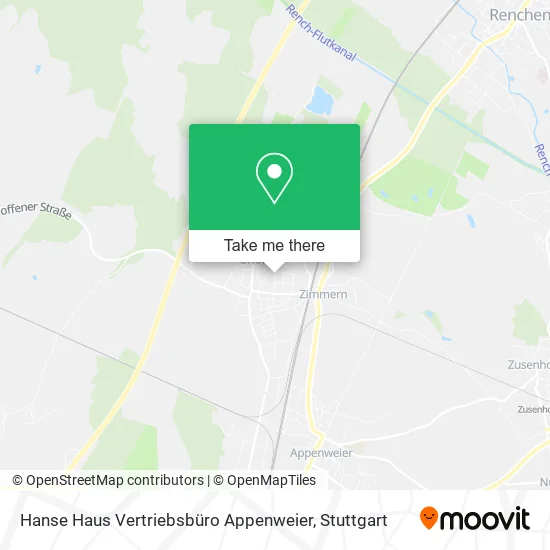 Hanse Haus Vertriebsbüro Appenweier map