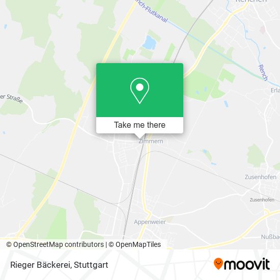 Rieger Bäckerei map