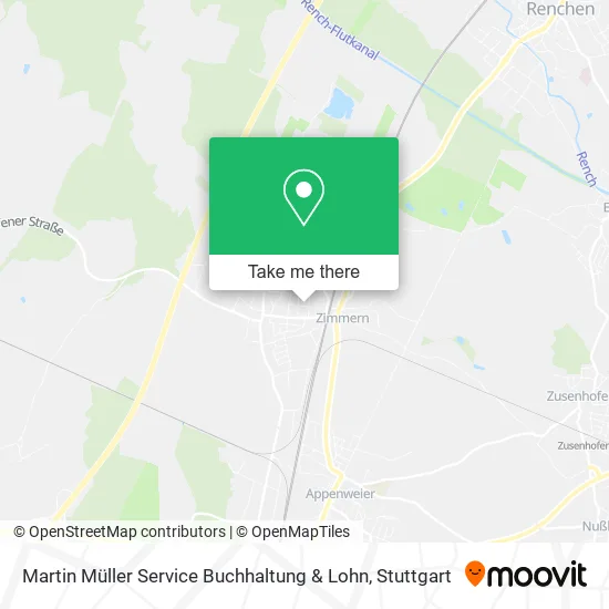 Карта Martin Müller Service Buchhaltung & Lohn