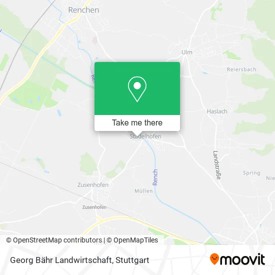 Карта Georg Bähr Landwirtschaft