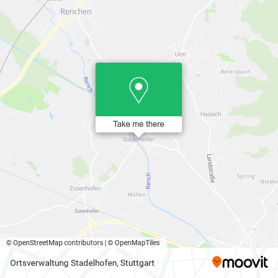 Ortsverwaltung Stadelhofen map