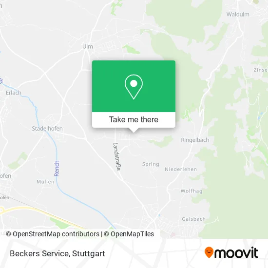 Карта Beckers Service