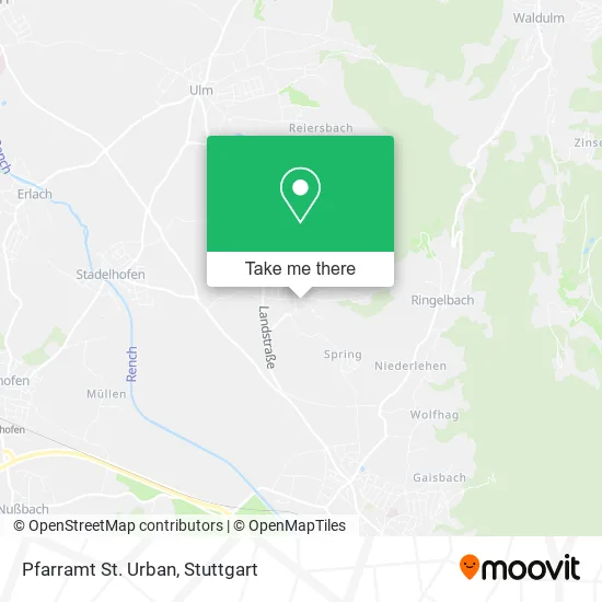 Карта Pfarramt St. Urban