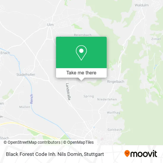 Карта Black Forest Code Inh. Nils Domin