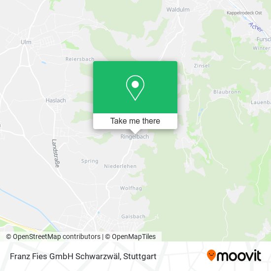 Карта Franz Fies GmbH Schwarzwäl