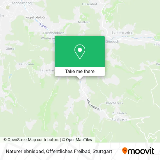 Карта Naturerlebnisbad, Öffentliches Freibad