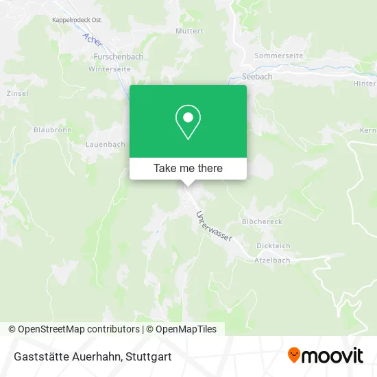 Карта Gaststätte Auerhahn