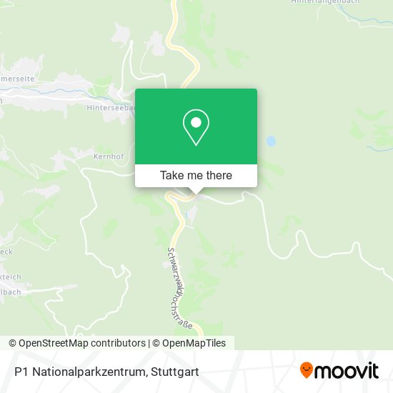 P1 Nationalparkzentrum map