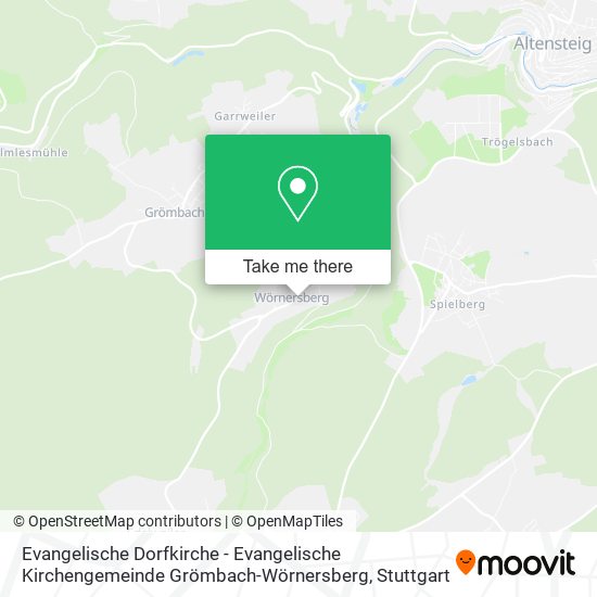 Evangelische Dorfkirche - Evangelische Kirchengemeinde Grömbach-Wörnersberg map