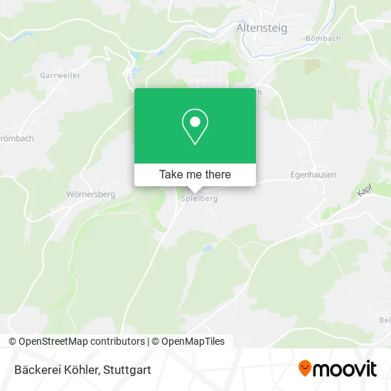 Карта Bäckerei Köhler