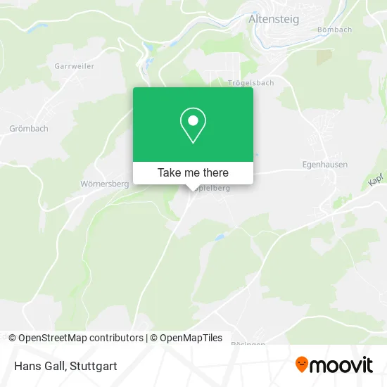 Карта Hans Gall