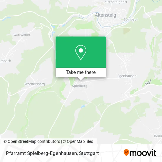 Карта Pfarramt Spielberg-Egenhausen