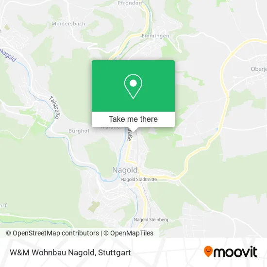 Карта W&M Wohnbau Nagold