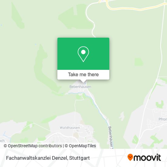 Fachanwaltskanzlei Denzel map