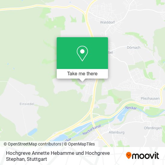 Карта Hochgreve Annette Hebamme und Hochgreve Stephan
