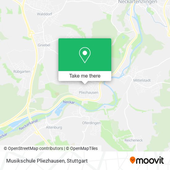 Musikschule Pliezhausen map