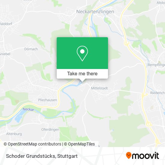 Schoder Grundstücks map