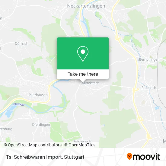 Карта Tsi Schreibwaren Import
