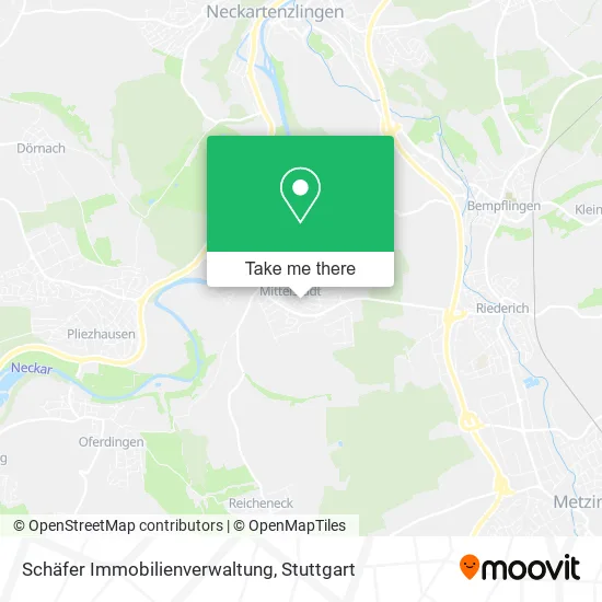Карта Schäfer Immobilienverwaltung