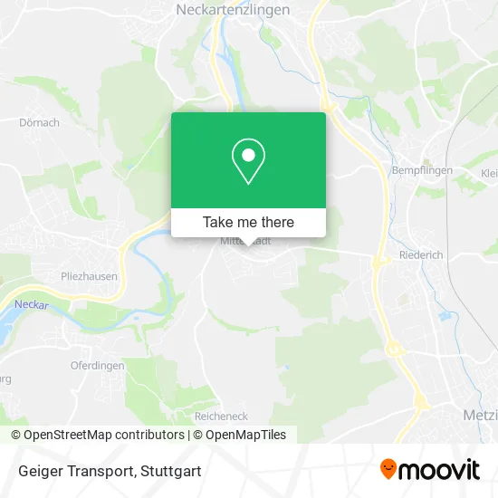 Карта Geiger Transport
